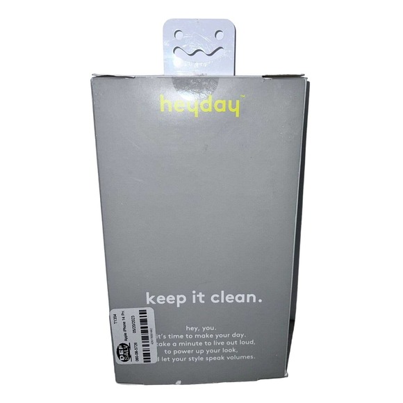 Heyday iPhone 14 Pro Antimicrobial Phone Case Dark Teal Open Box - Picture 2 of 2